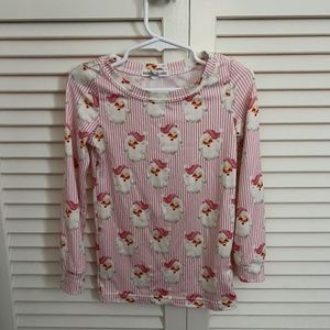 Mary Square Pink Santa Pajamas